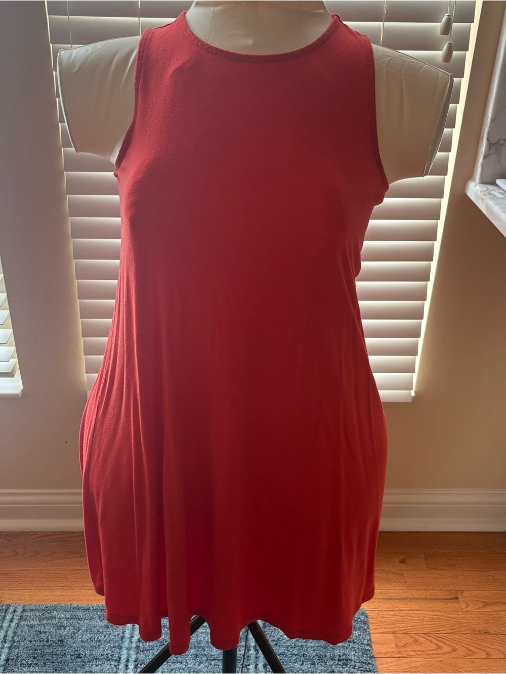 Old Navy Orange Sleeveless Swing Dress Size Small